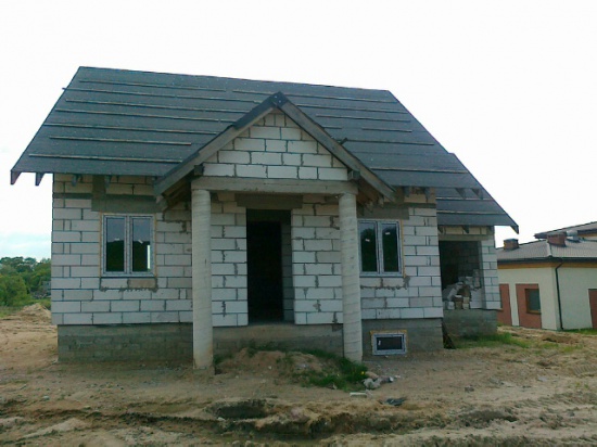 Nowy dom jednorodzinny 125 m2, wolnostojący z garażem, Straduny