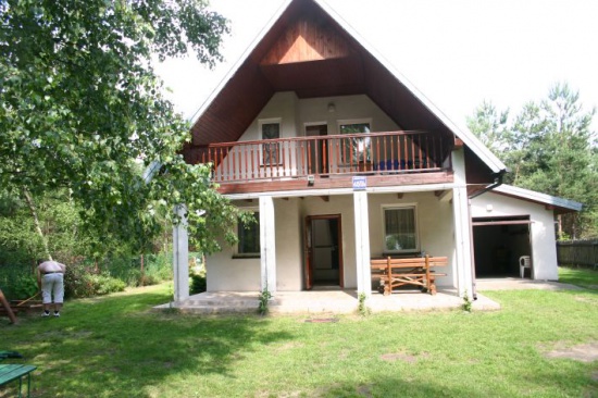 Mazury, domek 10-osobowy nad jeziorem