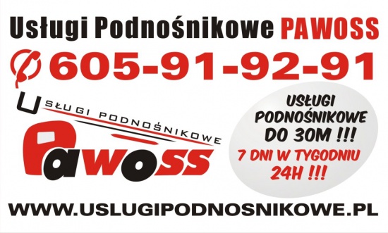 Podnośnik Koszowy (zwyżka) 18M, 20M, 30M Elbląg i Okolice 24H